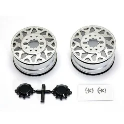 CML Racing CEN American Force H01 Contra Wheel (Silver - W/ Blk Cap)