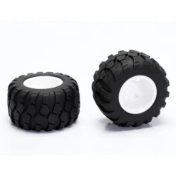 CML Racing CEN Wheel + Tire Glued (White)